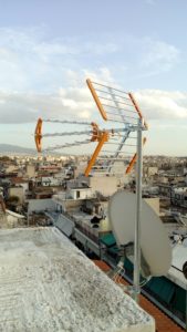 Έλεγχος κεραίας τηλεόρασης